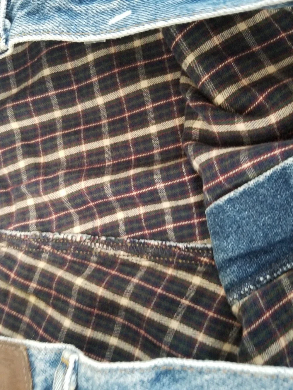 LL Bean Relaxed Fit Flannel Lined Jeans Tag 38x30 Actual 37x29.5